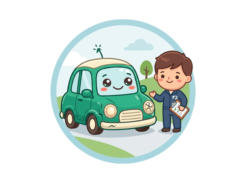 Illustration of accident damaged vehicles service by Scrap Car SE9 Eltham & Mottingham